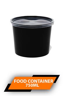 Hinged Food Container Round 750ml